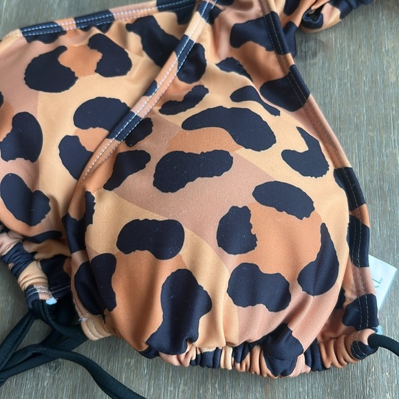 Animal Print Triangle Bikini Women’s Size XL - Picture 12 of 12
